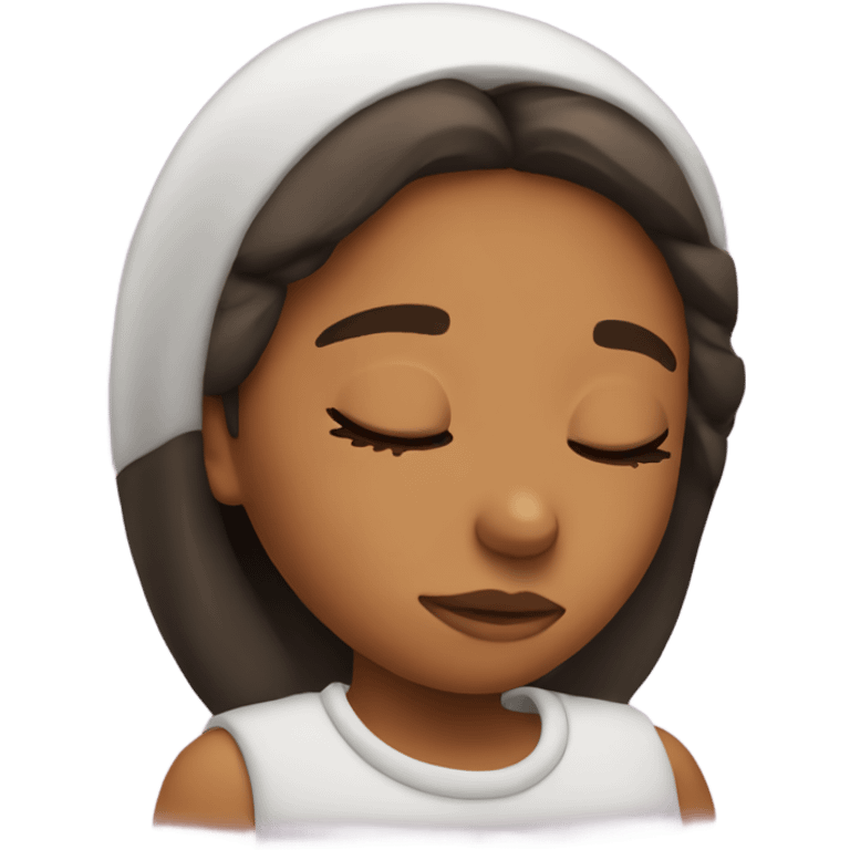 girl snoozing  emoji