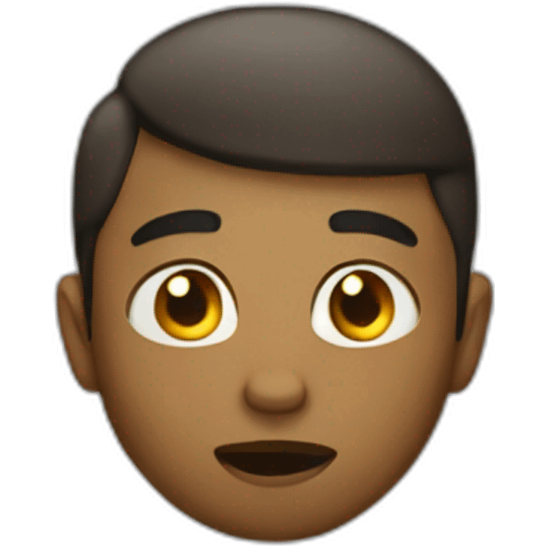 Mood off in boy emoji