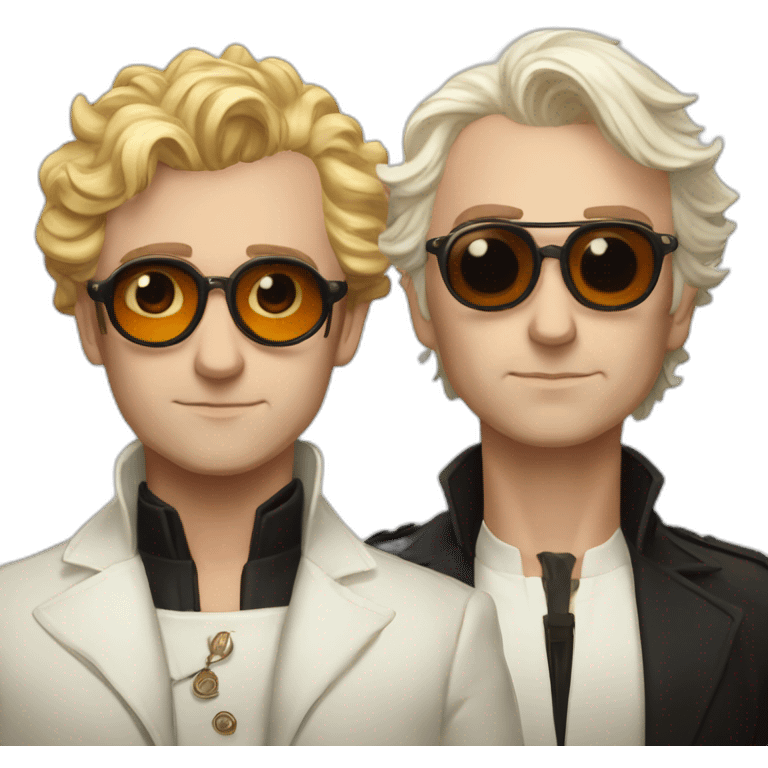 Crowley and aziraphale ( good omens ) emoji