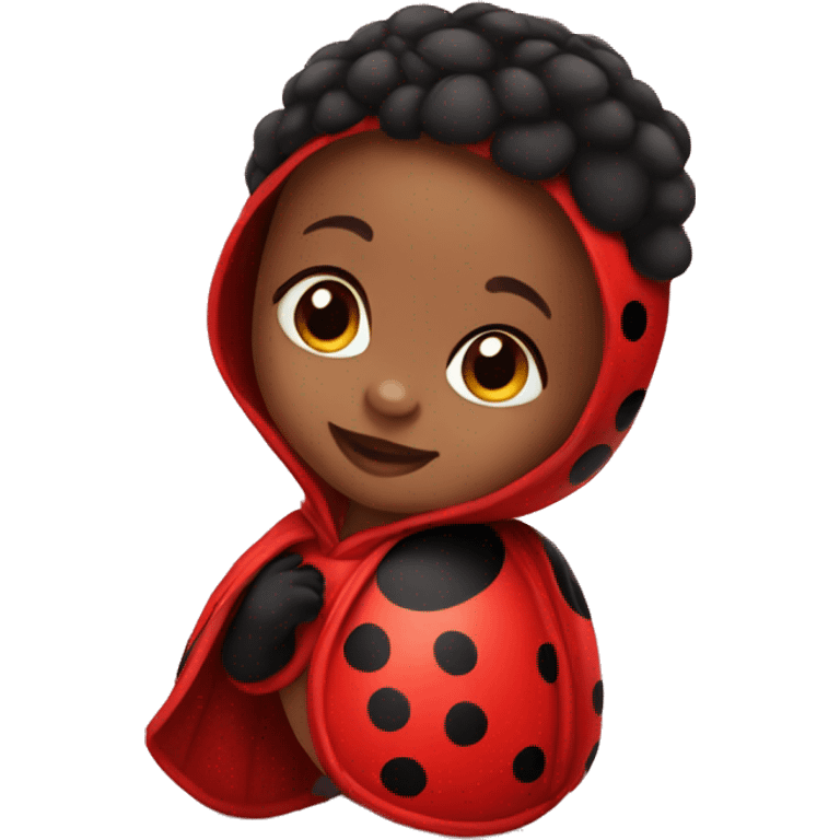 baby in a ladybug costume emoji