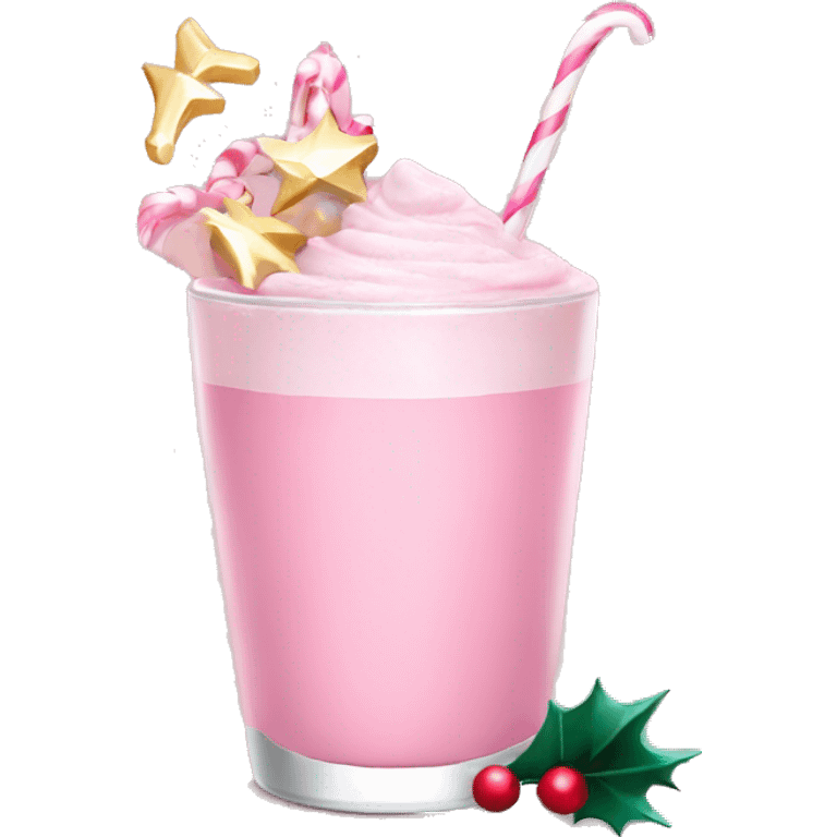 pastel pink christmas christmas drink emoji