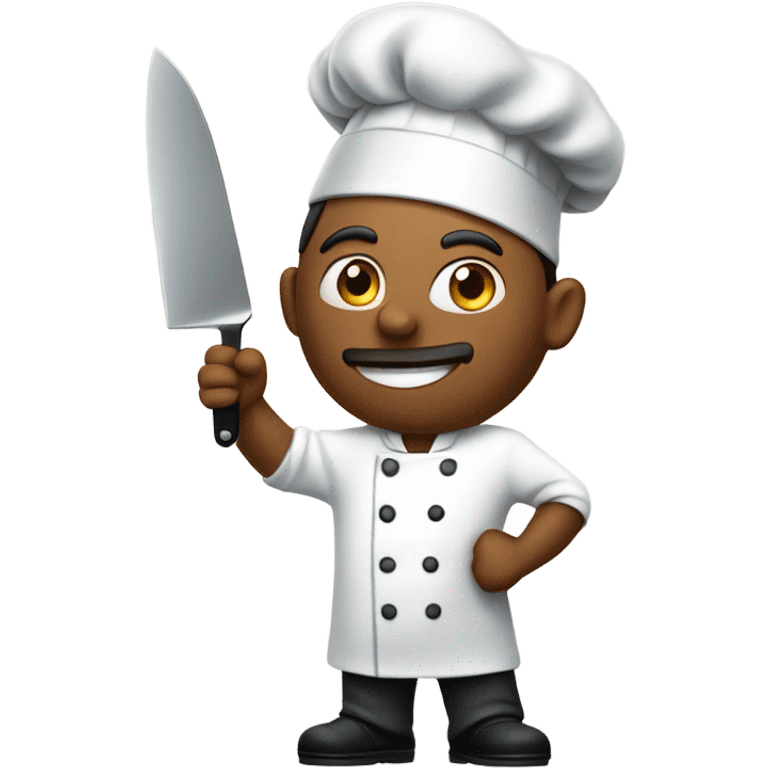 Chef with knife emoji