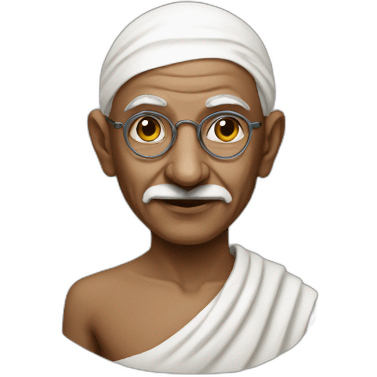 Gandhi emoji