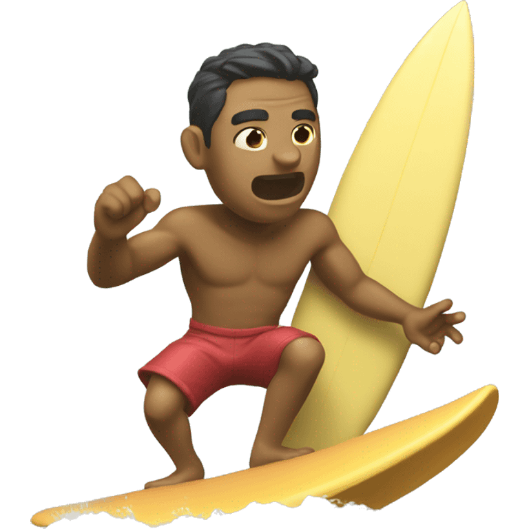 Magui surfing emoji