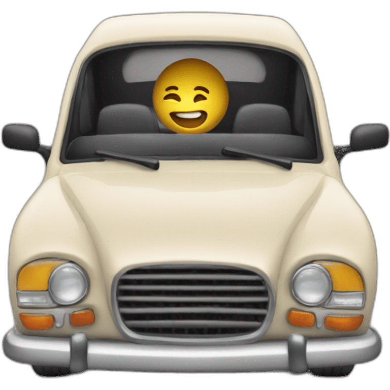 caht dans une voiture emoji