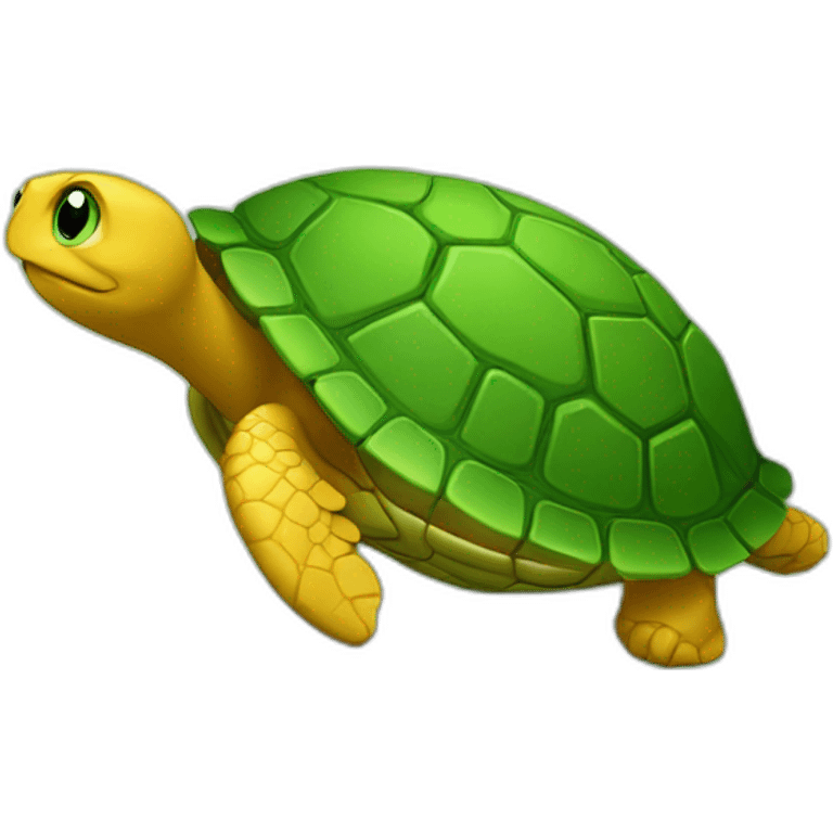 Chat sur tortue emoji