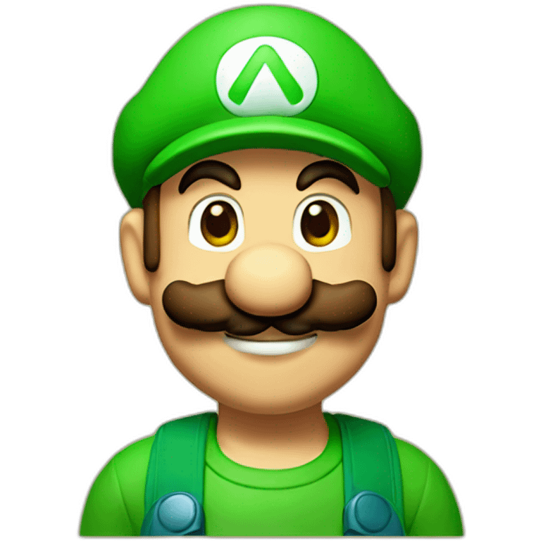 mario with luigi hat emoji