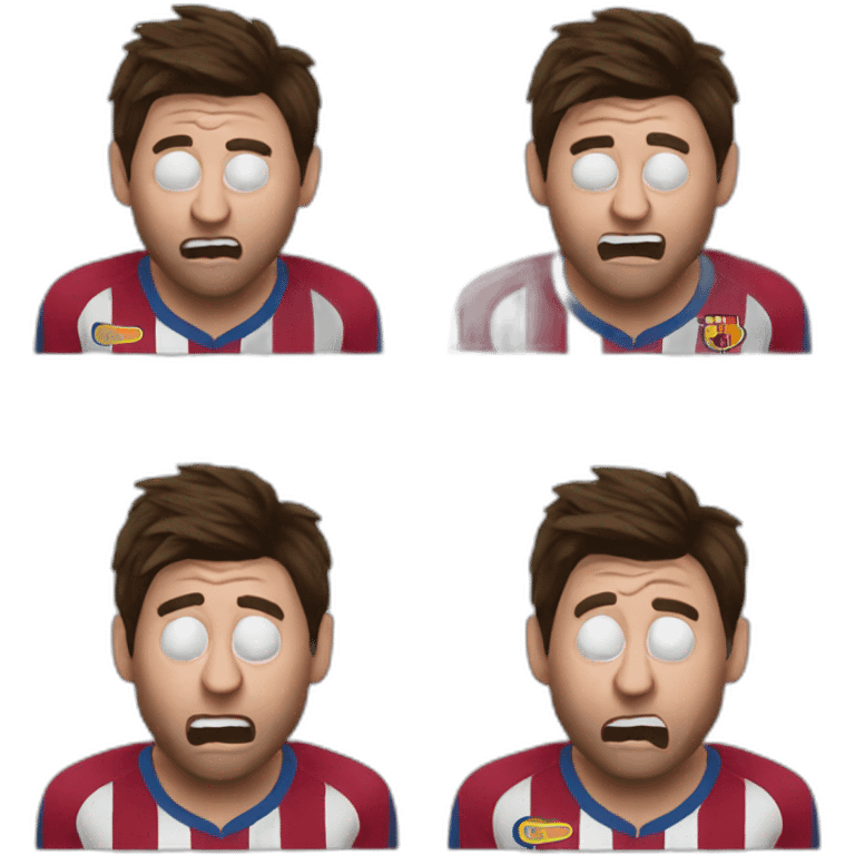 Messi cry emoji