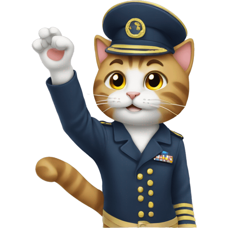 saluting cat emoji