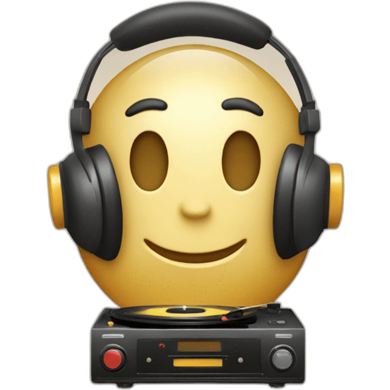 vynil retro player emoji