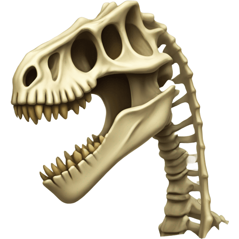 Dinosaue skeleton emoji