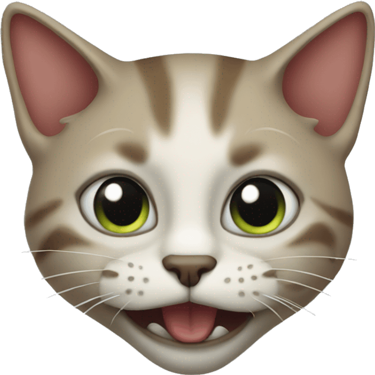 freaky cat emoji