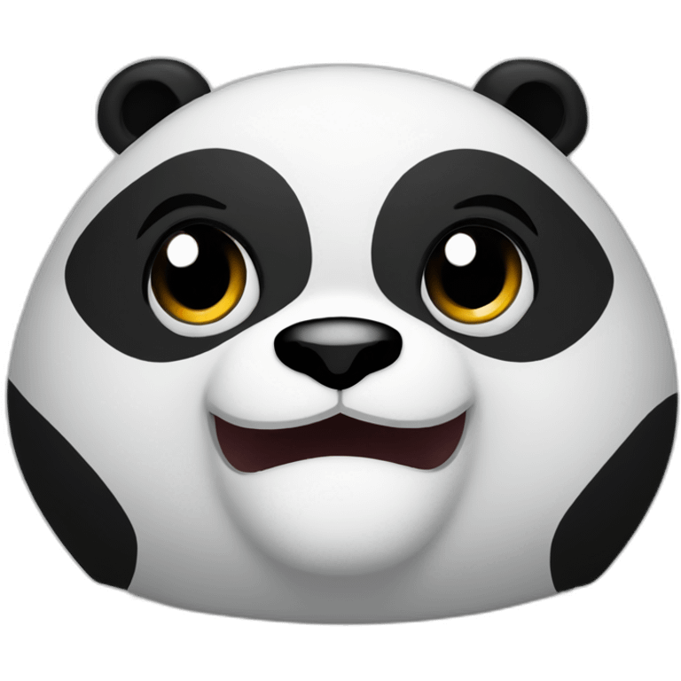 kunfu panda-exciting face emoji