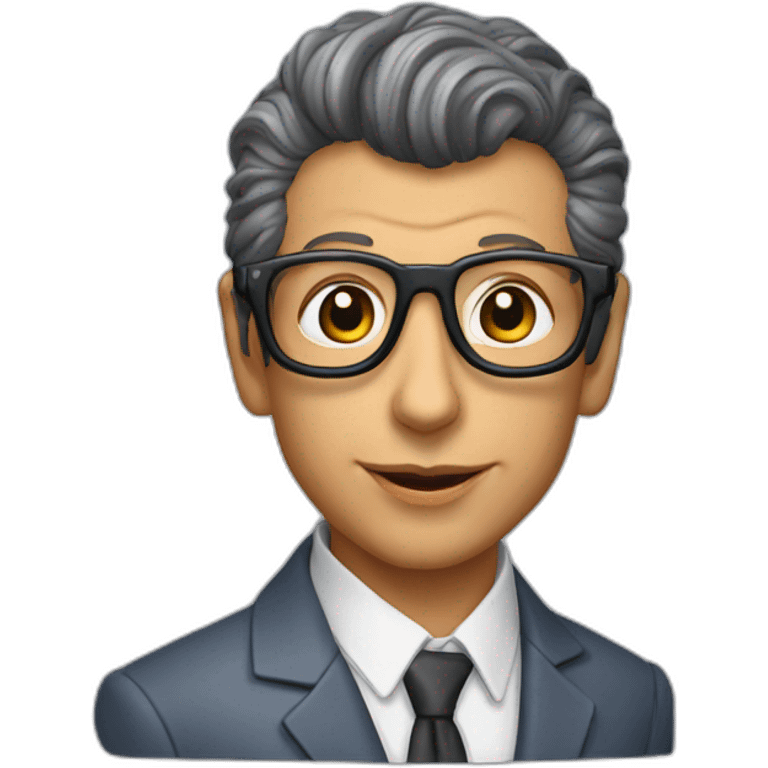 young jeff goldblum emoji