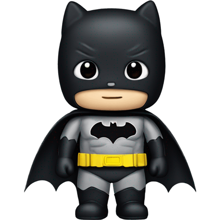 Hello kitty as Batman emoji