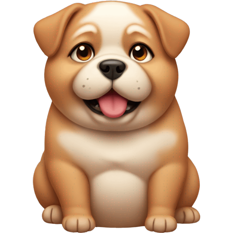 Obese puppy emoji