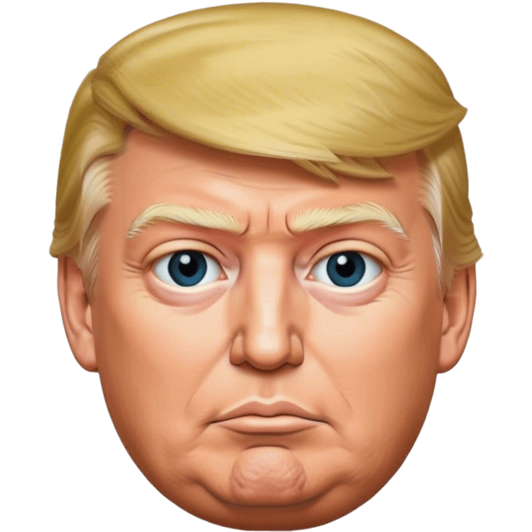 photorealistic Donald trump emoji