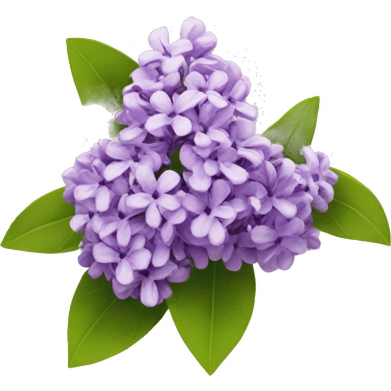 Lilac flowers  emoji