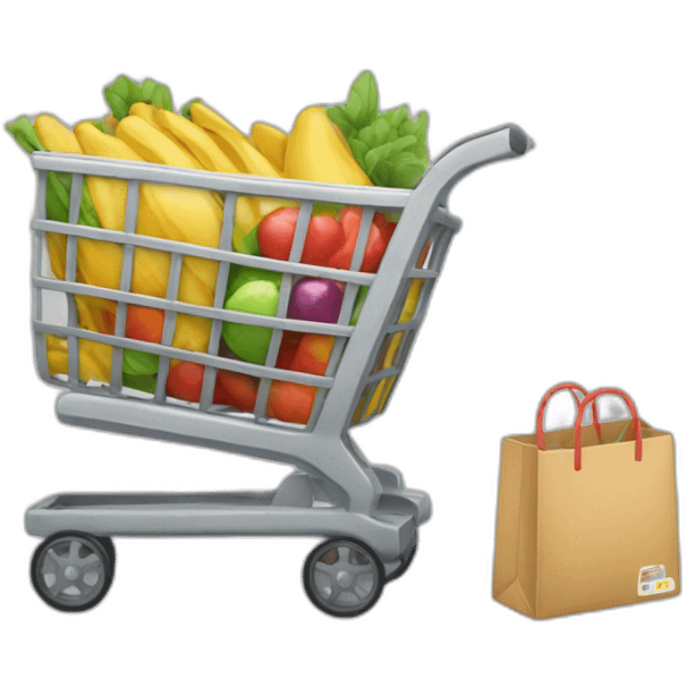 carrito de compras emoji