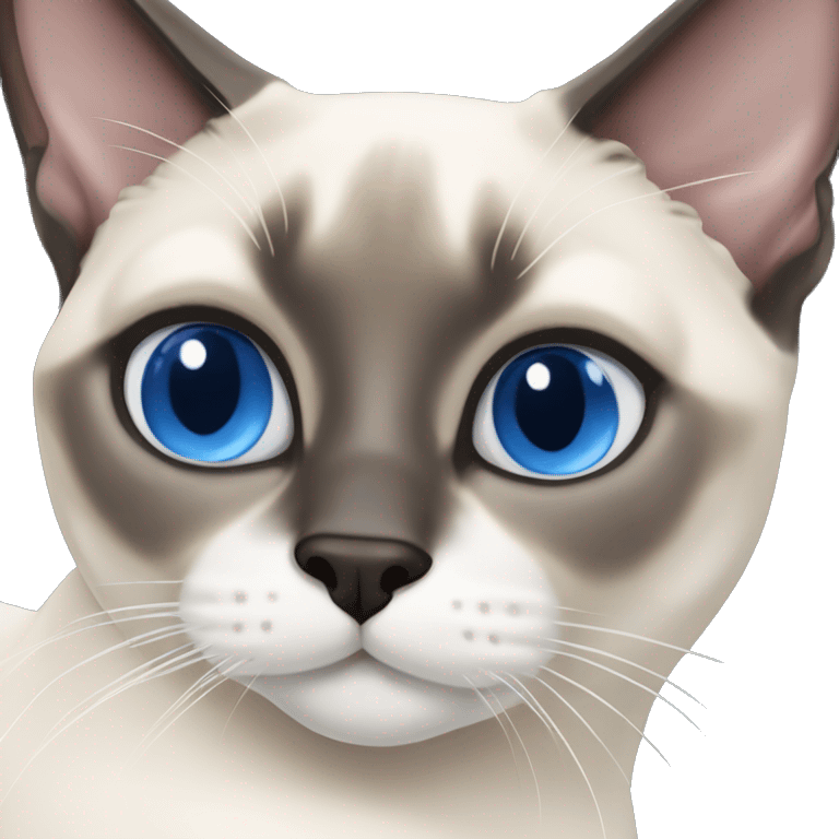 blue point snowshoe siamese cat emoji