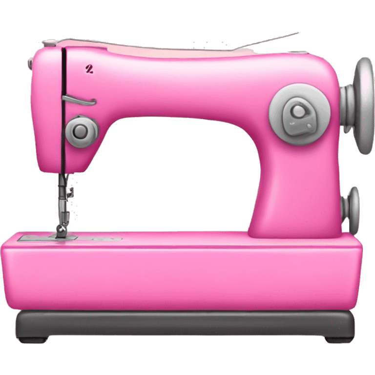 Sewing machine in pnk emoji