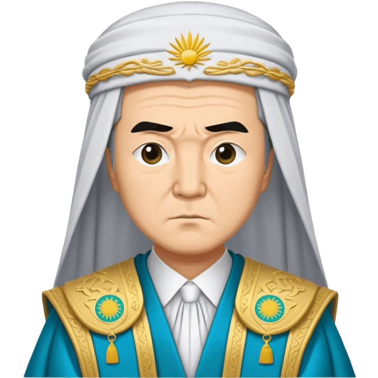 portrait of kazakhstan judge photorealistic emoji