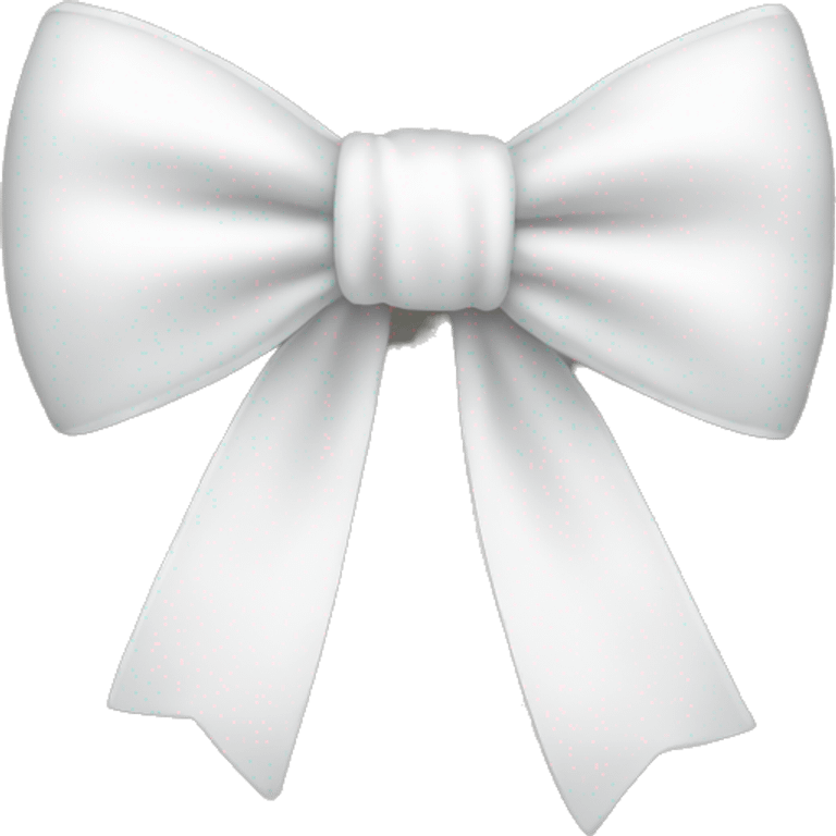 white bow emoji