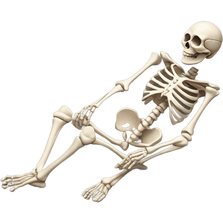 Skeleton sleeping  emoji