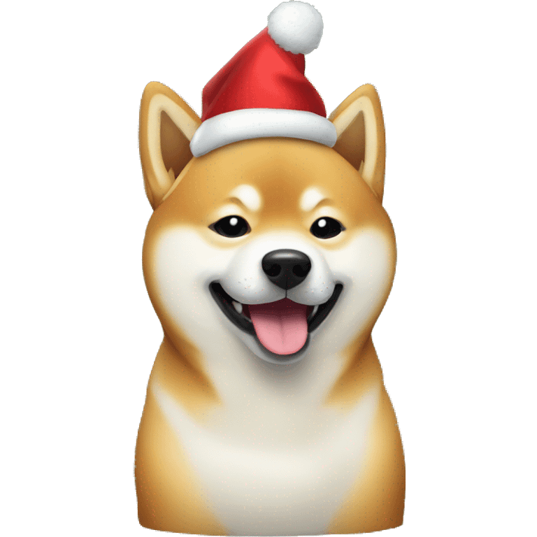 Shiba Inu christmas  emoji