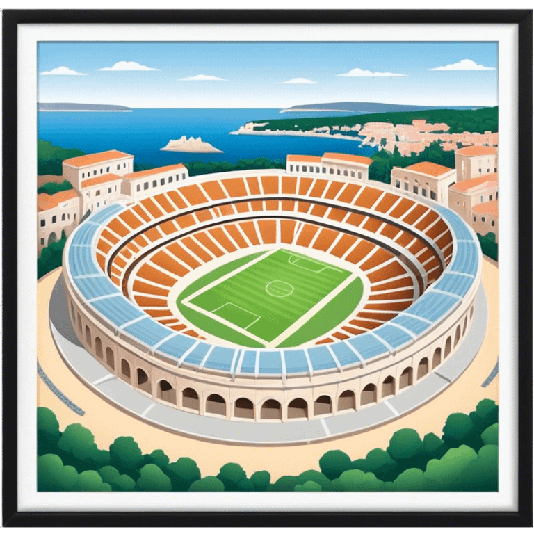 Cinematic Realistic Pula Arena, Croatia emoji emoji