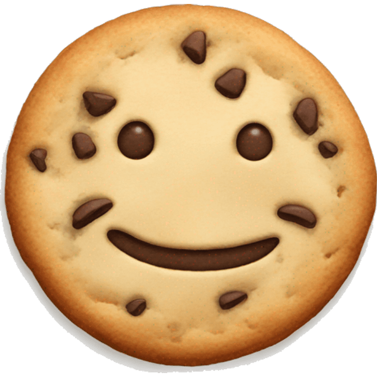 Watercolor cookie  emoji