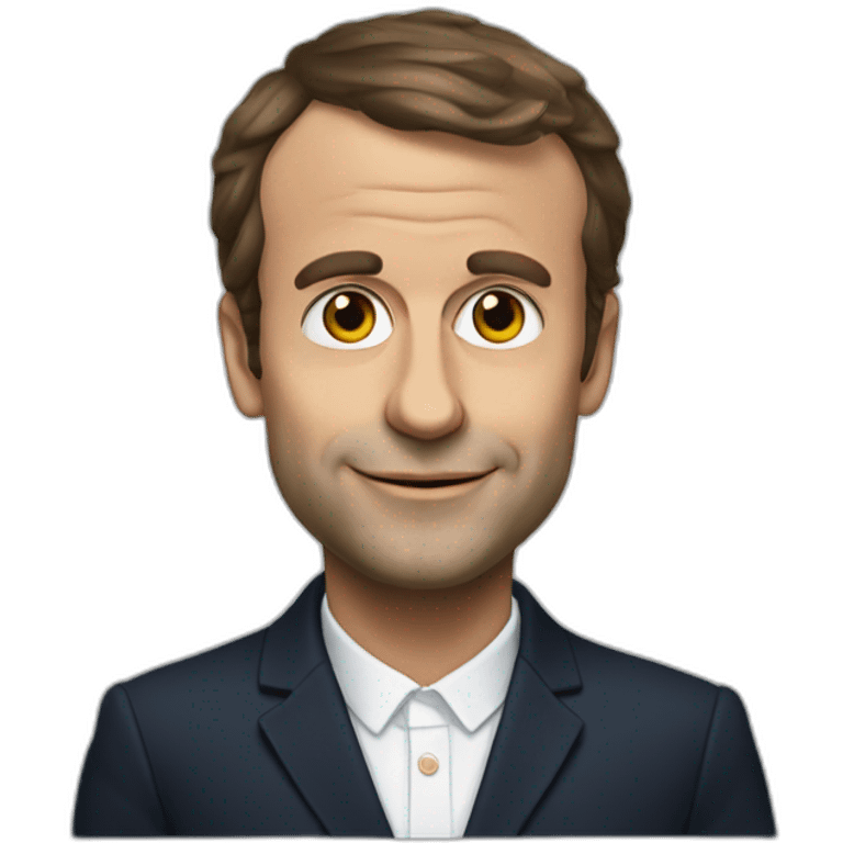 Emanuel Macron  emoji