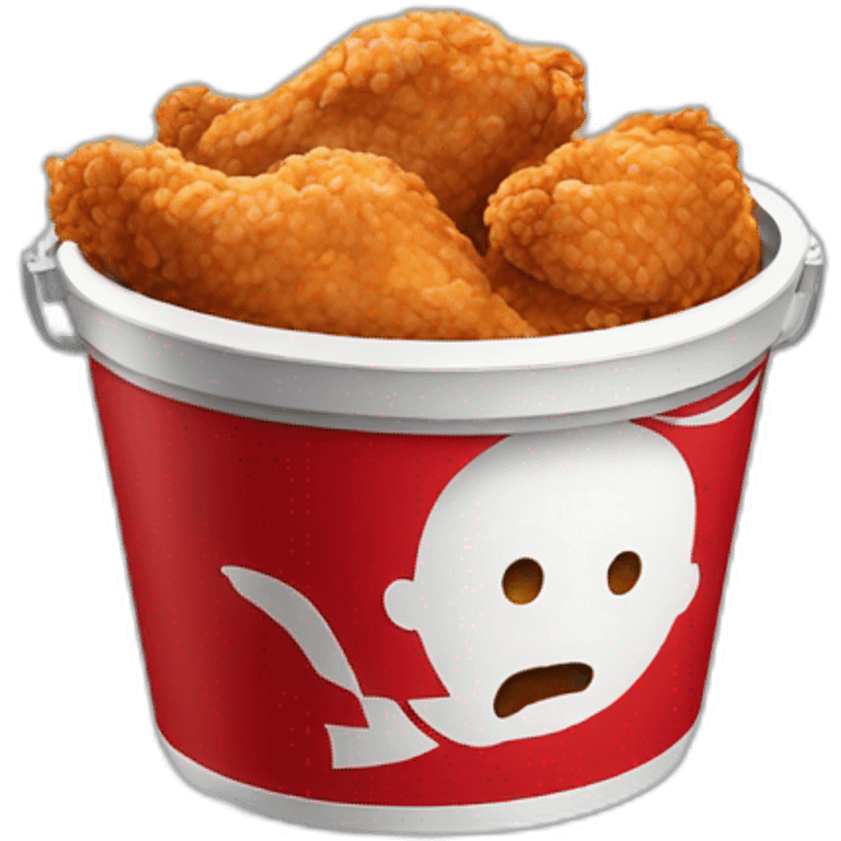 KFC chicken bucket emoji