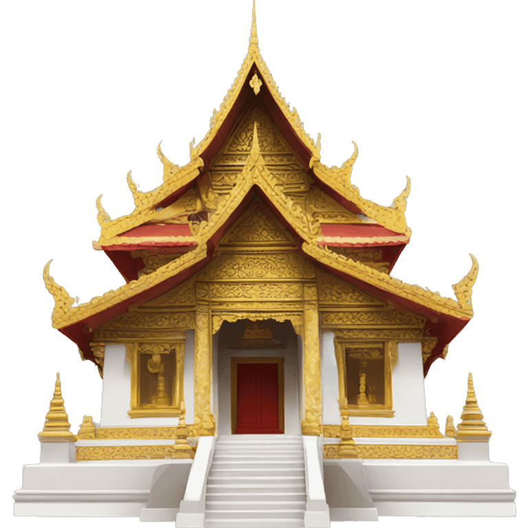 Thai style Buddhist temple emoji