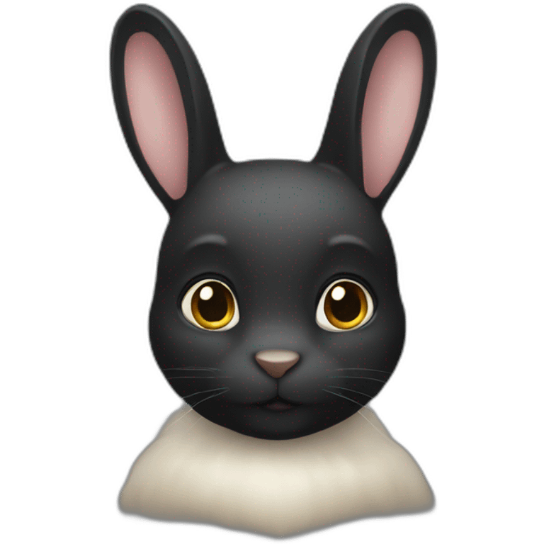 lapin noire emoji