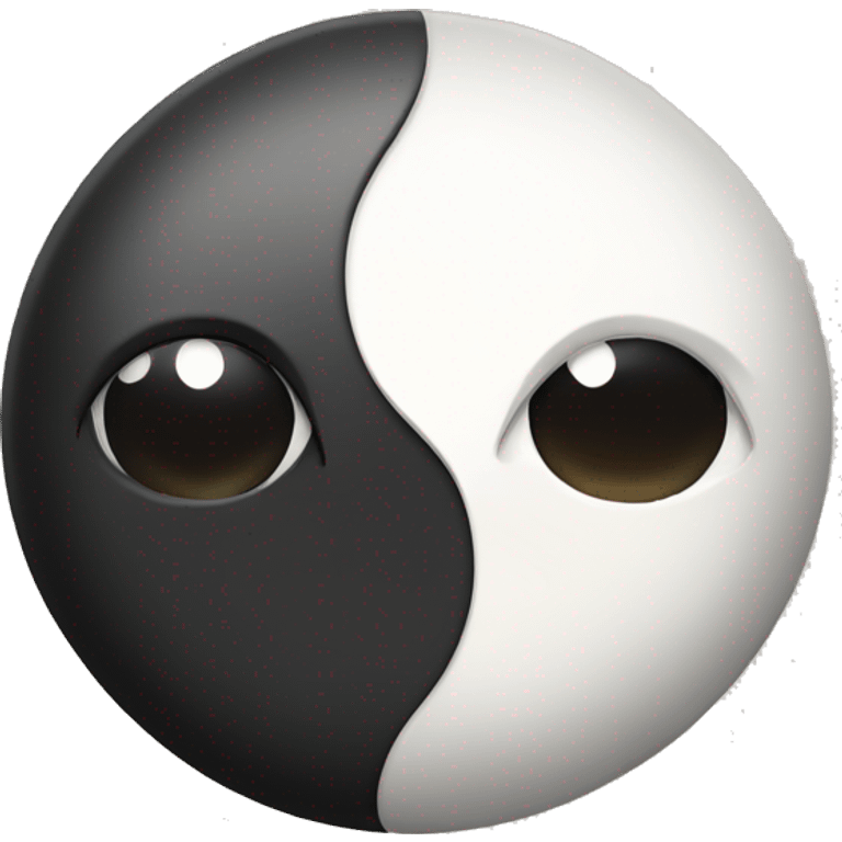 Yin and yang emoji