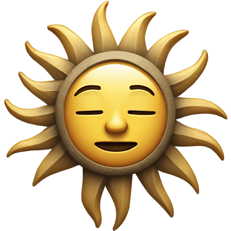 thinking sun emoji