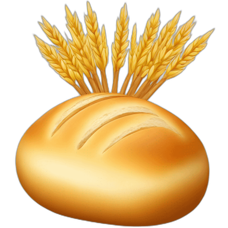 ukrainian bread round with trident emoji