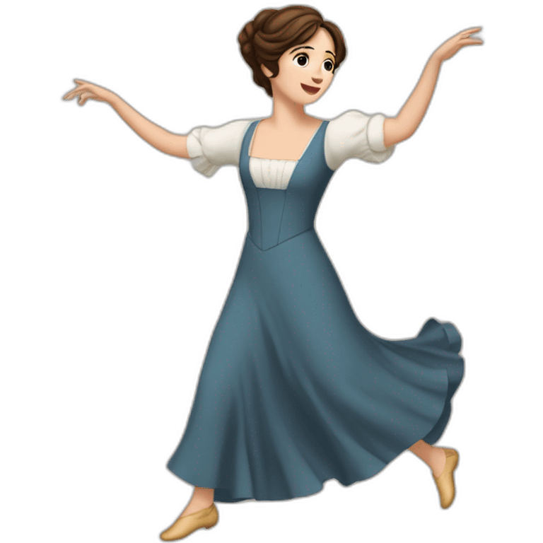 elizabeth bennet dancing emoji