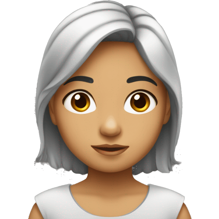 Niña orando emoji