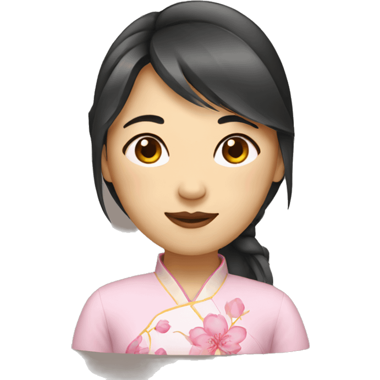 Chinese woman emoji