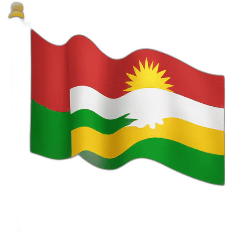 Flag Kurdistan emoji