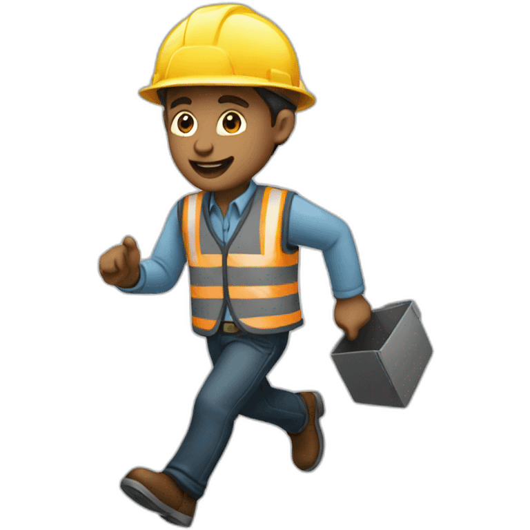 engineer in a hurry emoji