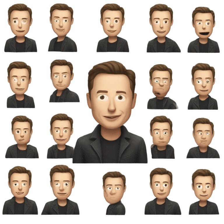 Elon Musk emoji