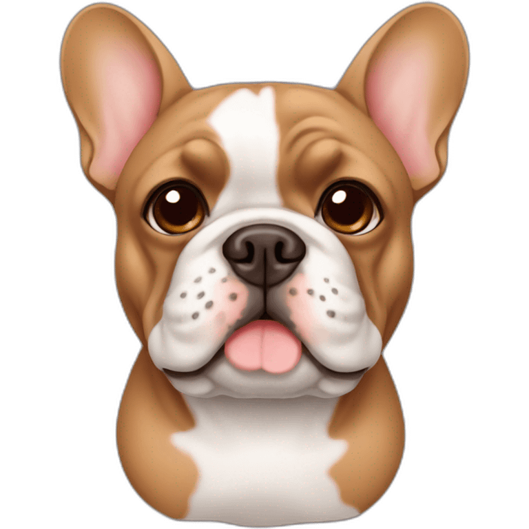 Brown French bulldog emoji