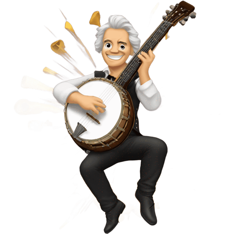 Beethoven explosion banjo emoji