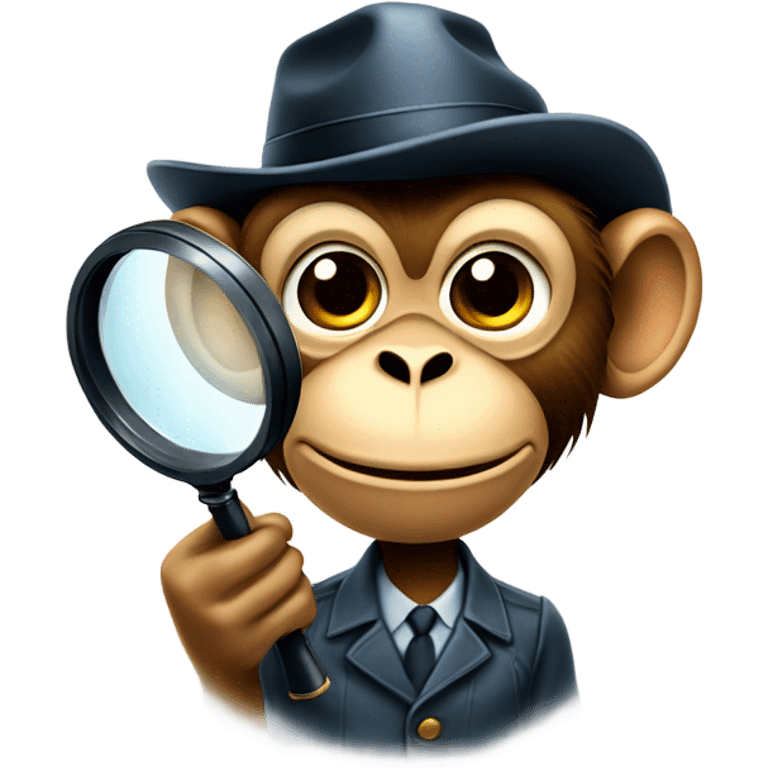 detective monkey  emoji