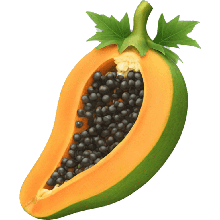 Papaya fruit emoji