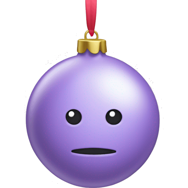 Pastel purple ornament emoji