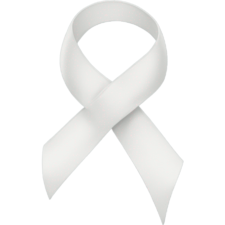 White ribbon emoji